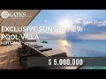 Koh samui exclusive luxury sunset view pool villa  gates asia