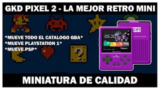 GKD Pixel 2 ! LA MEJOR CONSOLA ULTRA PORTATIL - PSP , N64 Y PS1 ! TODO EN UNO !