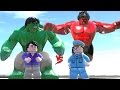 HULK TRANSFORMATION VS RED HULK LEGO FIGHT LEGO MARVEL Super Heroes