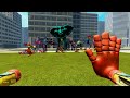 Battle Between Choo Choo Charles vs Garten of Banban 2-9, Banban Cursed and Banban Muscle in Gmod!!