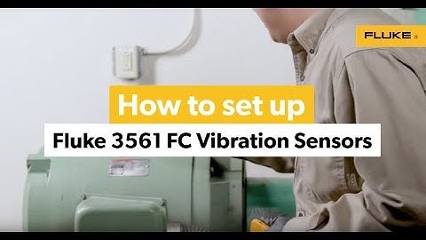 Easily Install the Fluke 3561 FC Vibration Sensor