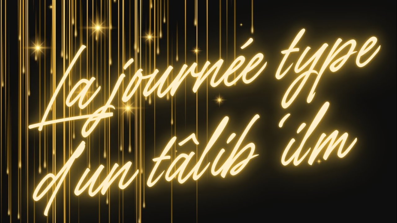 La journée type d'un croyant [1/2]