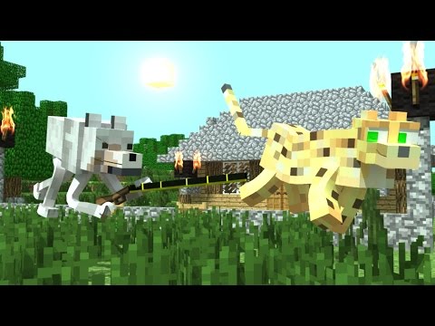 The Adventures of the Wolf and the Ocelot (Minecraft Animation ...