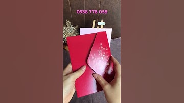 Các dòng thiệp dập ánh kim tên và thiết kế theo yêu cầu của dâu rể ạ! #wedding