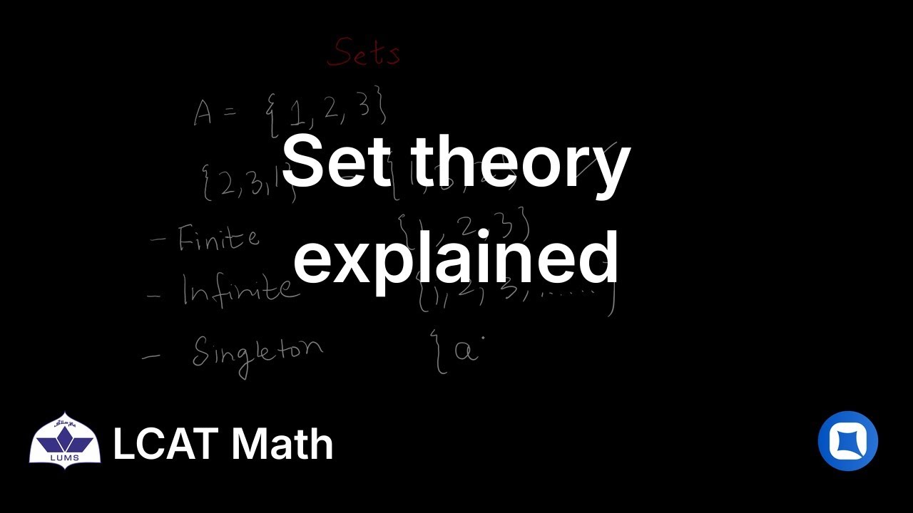 LUMS LCAT Math | 9.3 Set theory | Qallam