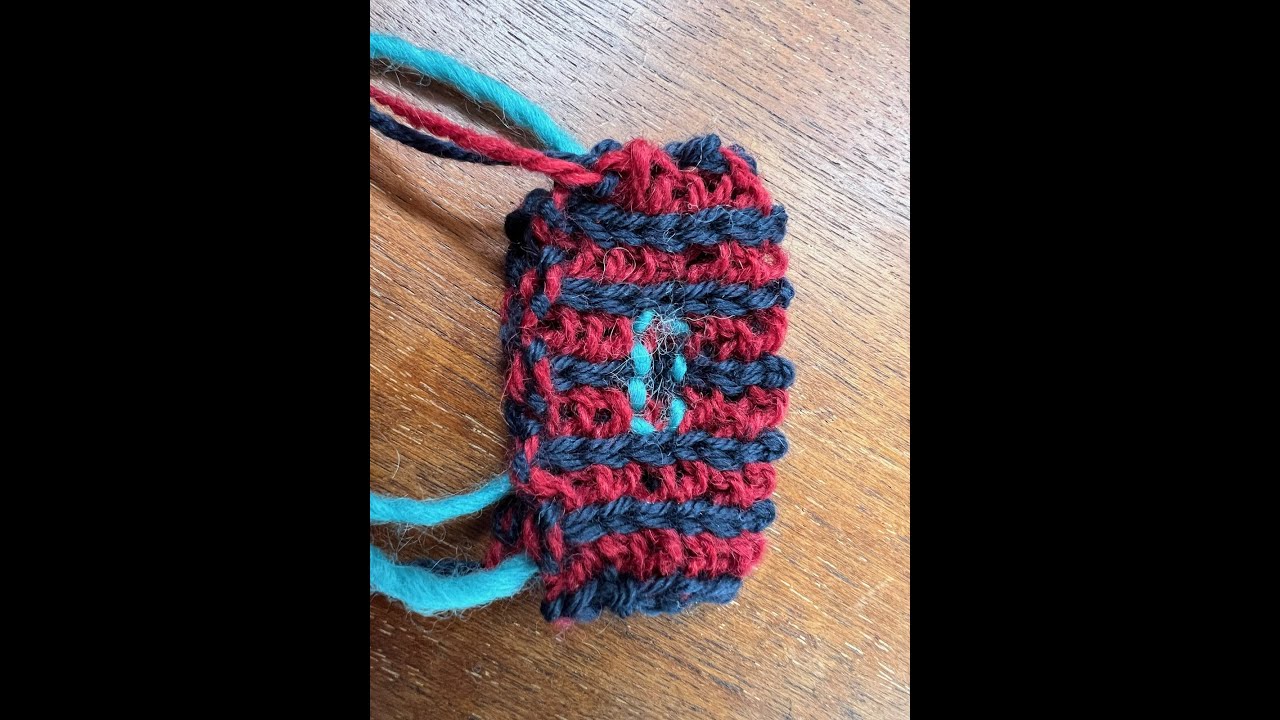 Buttonhole in folded corrugated rib - YouTube