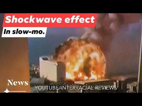 Warning Beirut S Explosion In Slow Motion 
