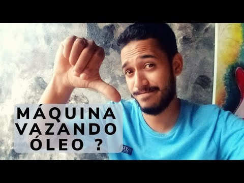 Óleo vazando , e de quanto em quanto tempo trocar o óleo da máquina de costura !