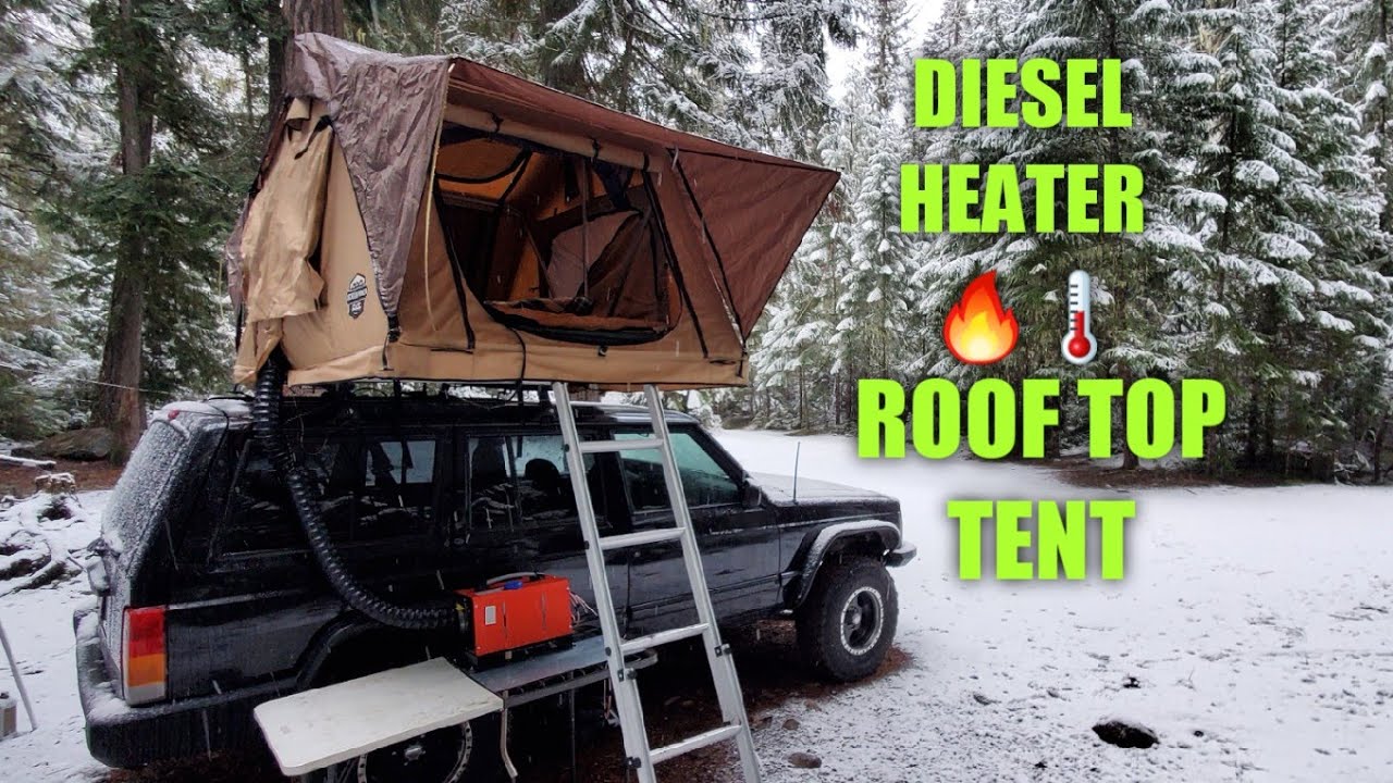 Building a DIY Diesel Heater for a Roof Top Tent