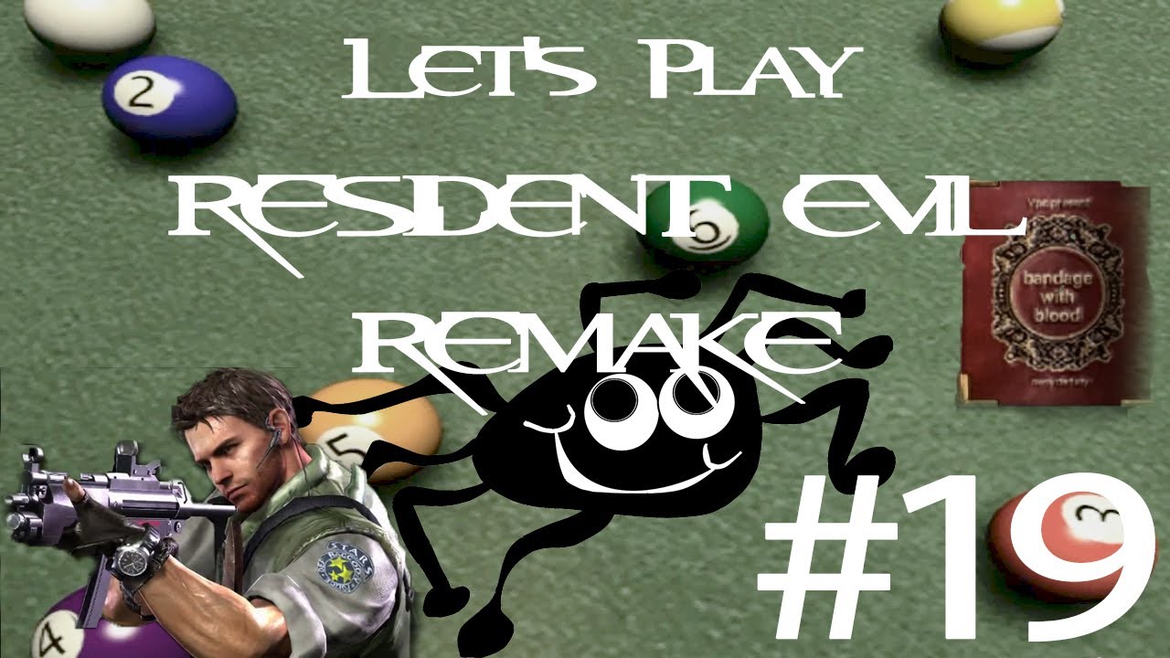 Let's Play Resident Evil Remake Chris Redfield 19 Red Books, Oil