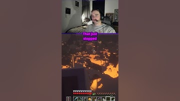 the nether is the worst place for lag to hit in minecraft #minecraft #studiogek #gaming #funny