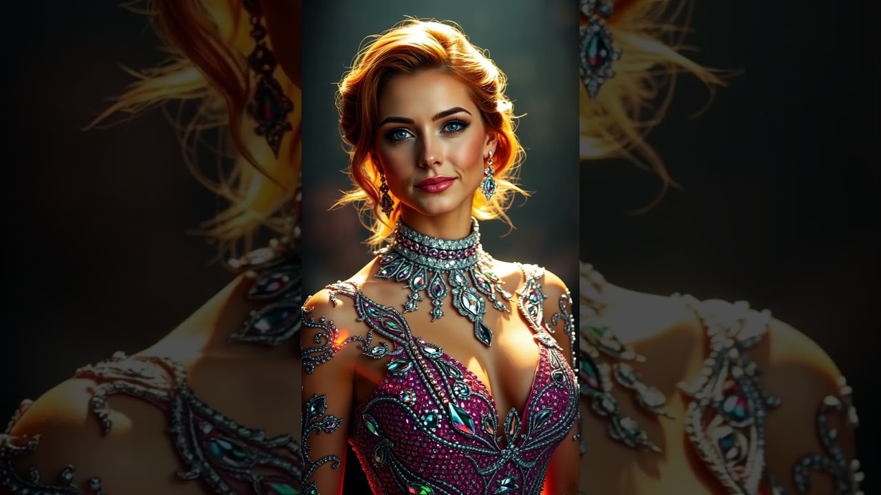 👗 This stunning dress woven with intricate jewelry makes every moment sparkle! 🌟✨ 