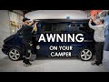 HOW TO PROFESSIONALLY FIT AN AWNING TO YOUR CAMPER (Fiamma F45s on a VW T4)