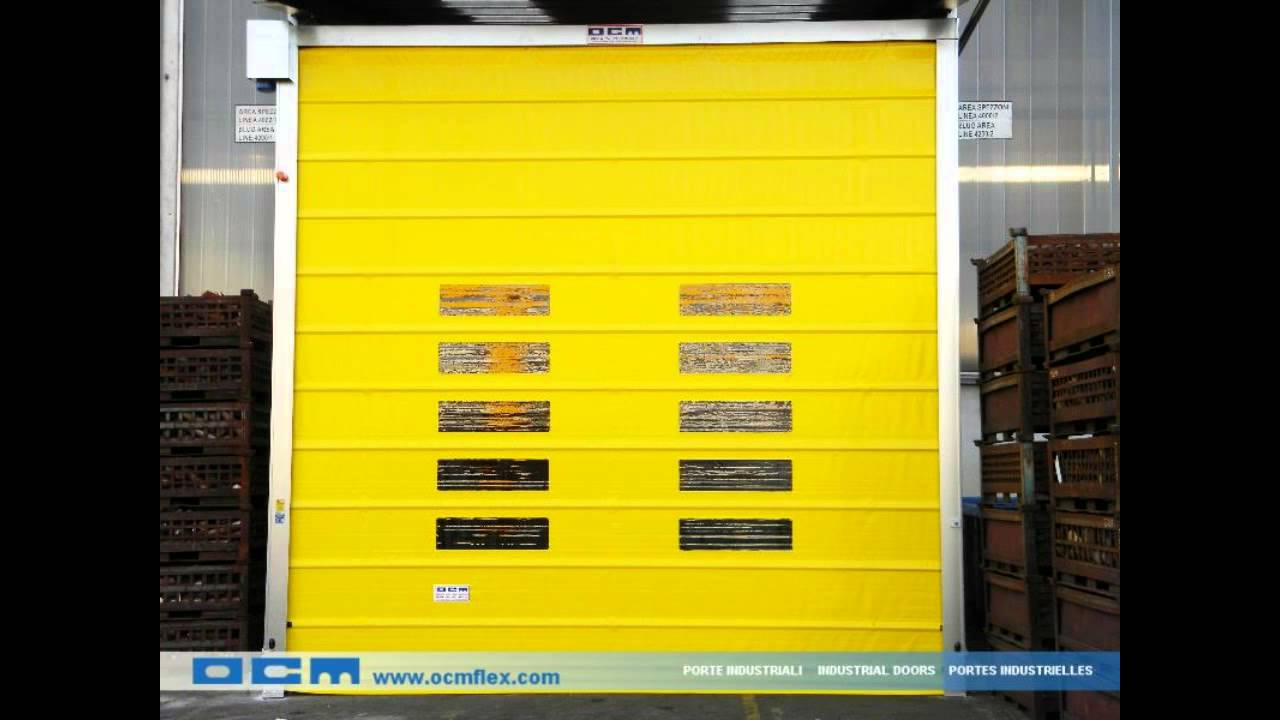 High Speed Fast Action Doors - YouTube