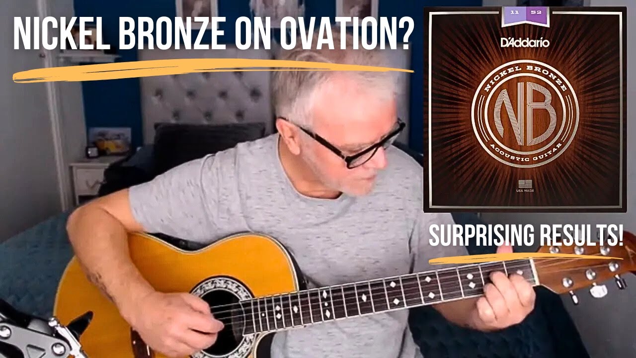 D'Addario Nickel Bronze Acoustic Guitar Strings Review on My Ovation
