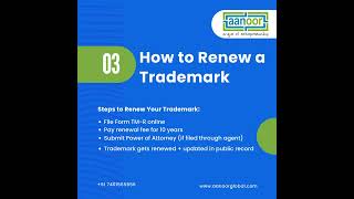 Is your trademark up for renewal? We make renewals simple - Aanoorglobal