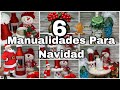 6 DECORACIONES PARA NAVIDAD 2020🎄ARTESANATOS CASEIROS FABULOSOS PARA ESTE NATAL⛄️