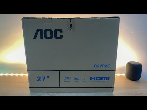 AOC 27P2Q Professional QHD Monitor Unboxing & Key Features
