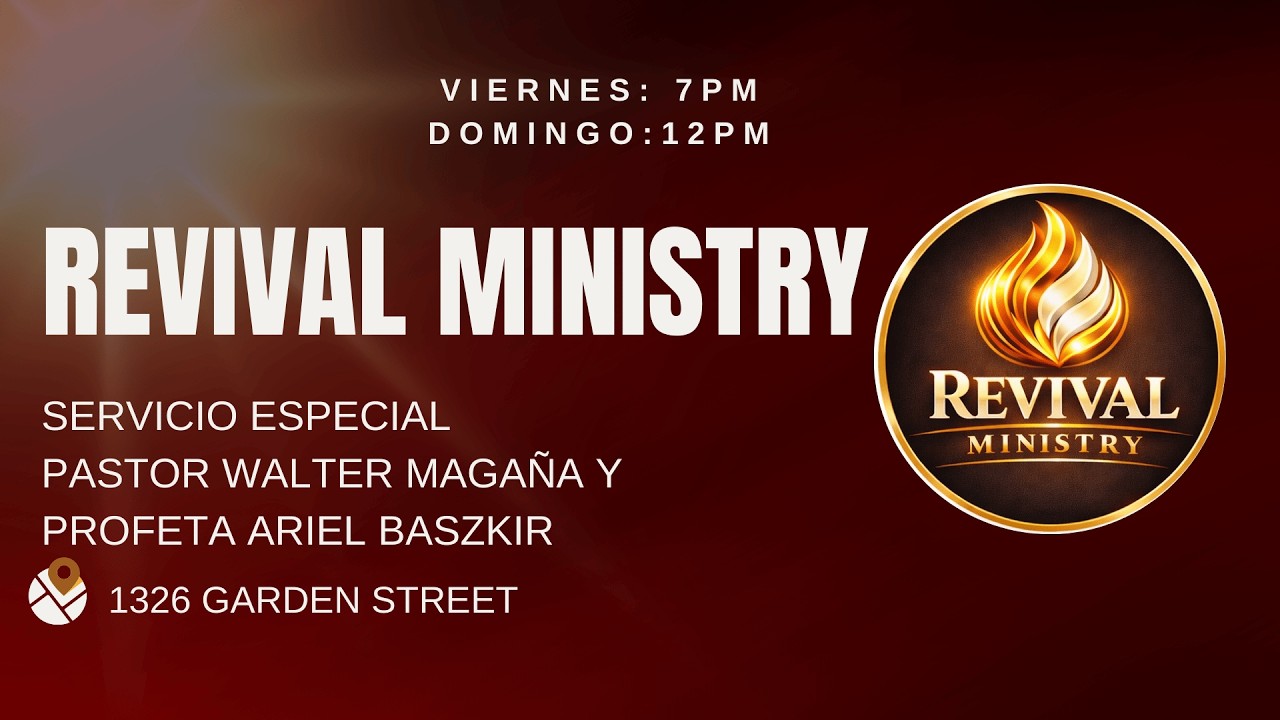 SPECIAL SERVICE  -  PASTOR WALTER MAGAÑA AND PROPHET ARIEL BASZKIR