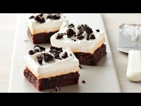 Oreo™ Pumpkin Cream Cheese Brownie Bars | Betty Crocker Recipe