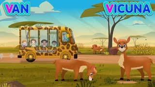 🦙🚐🔤🎶 V for Vicuna and V for Van VVV!! SpartaPitch  | ChuChu TV | Amazing Effects 