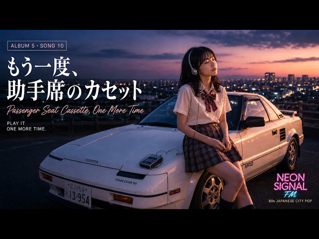 もう一度、助手席のカセット｜One More Time 📼 Toyota MR2 AW11 × 80s