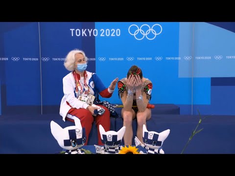 ИСТЕРИКА АРИНЫ АВЕРИНОЙ на Олимпиаде-2020! Реакция российской спортсменки на оценки судей