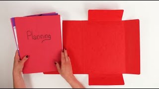 Exacompta Sammelmappe Mit 3 Klappen Und Gummizug