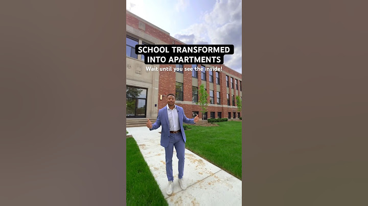 Once a community school, turned to luxury apartments! #luxury #apartment #michigan #realestate