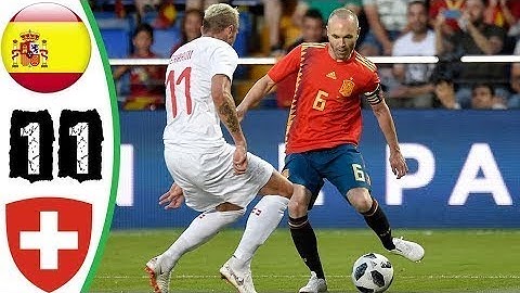 ESPAÑA 1-1 SUIZA - RESUMEN GOLES - AMISTOSO INTERNACIONAL