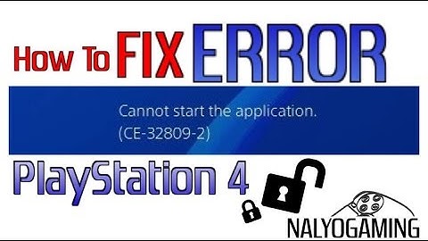 How To FIX ERROR Code CE-32809-2 | PS4 | Lock Out Error 2019 |