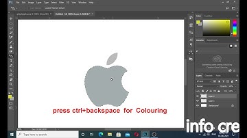 apple company logo create using pen tool on photoshop ! | tutorial for beginners/students