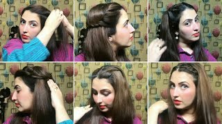 6 Attractive Open Hairstyle for Function | Beautiful Hairstyle