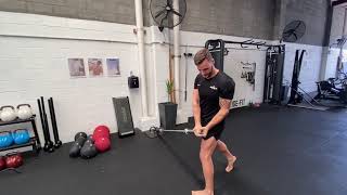 Landmine Trunk Rotations demonstration