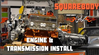 Squarebody Chevy Stunt Double Engine & Transmission  Stacey David's Gearz S11 E10