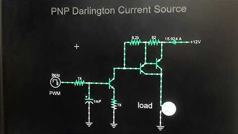 PNP Darlington Current Source schematic