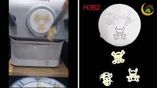 One piece pasta disc/mold for Philips pasta maker H362