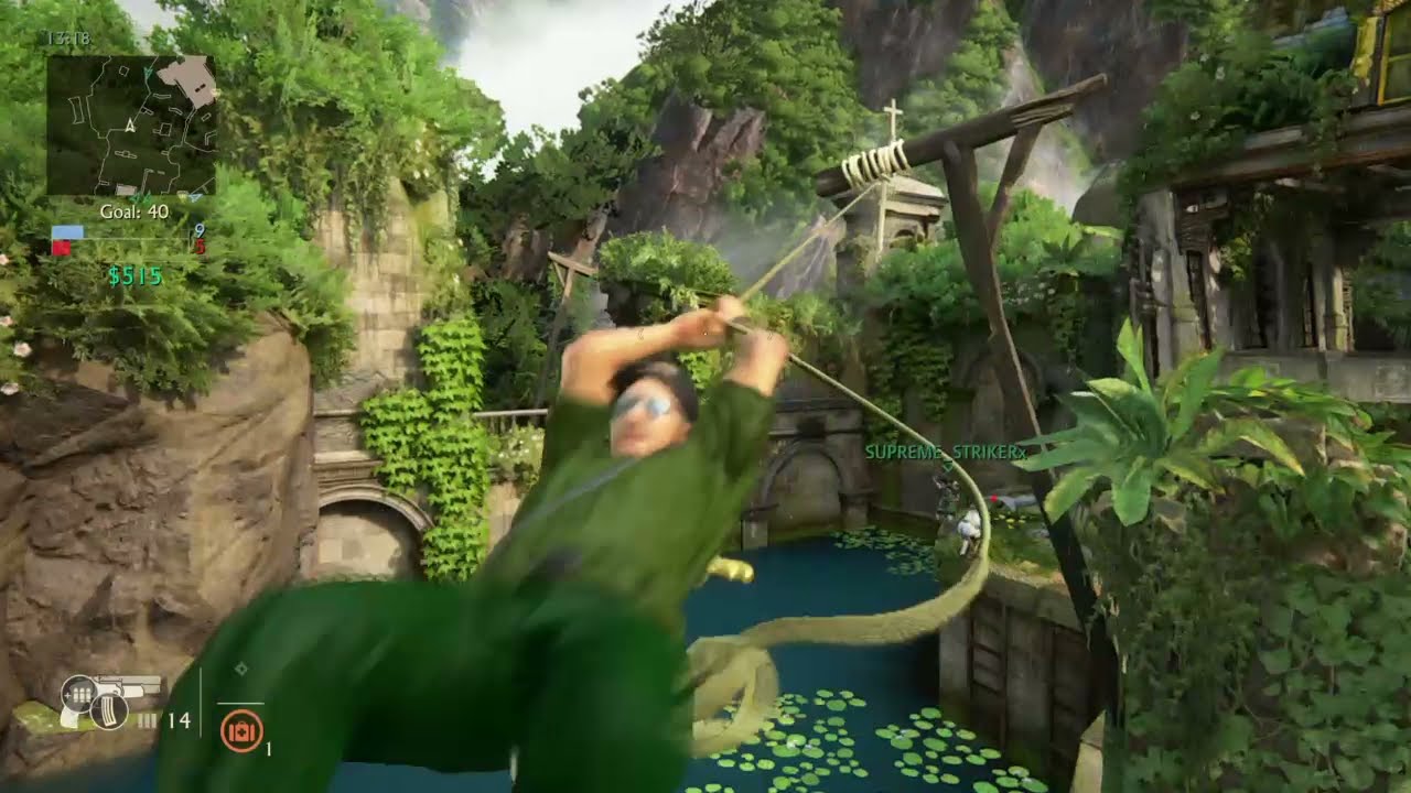 Uncharted 4: A Thief’s End™ - A Noob With The Harbinger Sniper