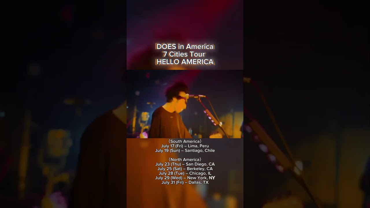 DOES Expands “HELLO AMERICA” Tour with New Lima, Peru Show