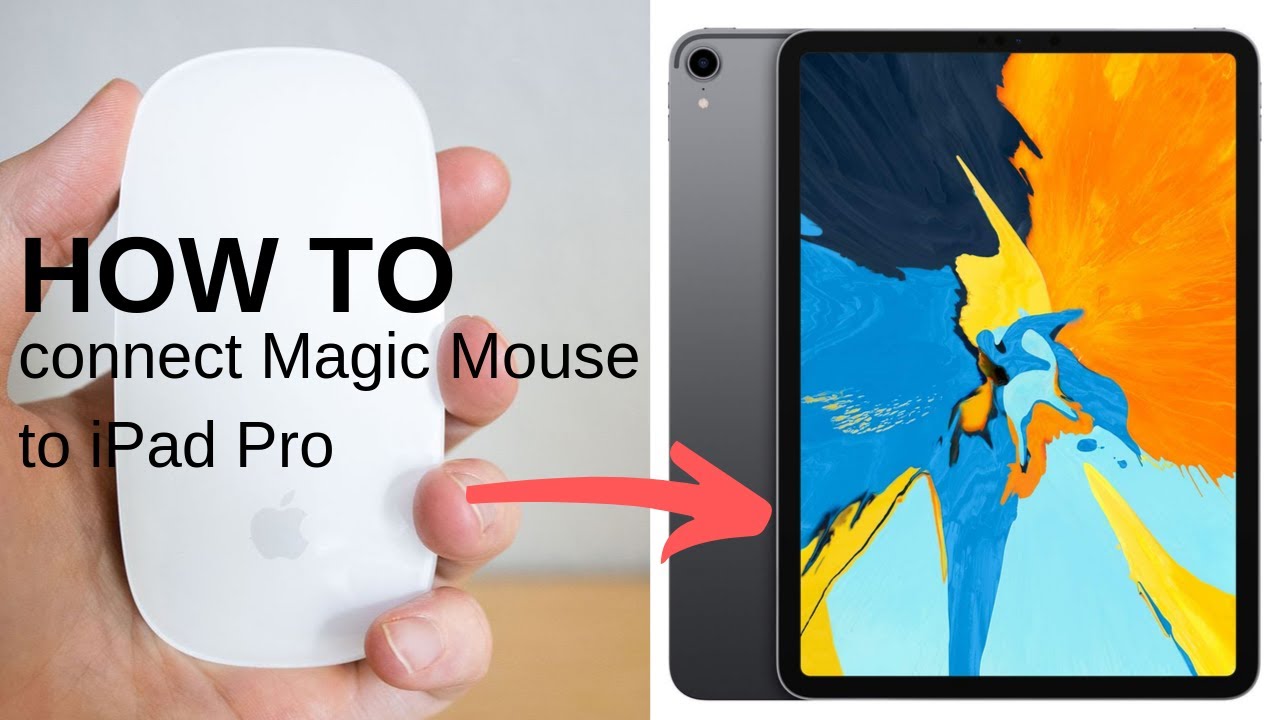 how to use a mouse with ipad pro