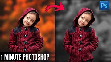 1-Minute Photoshop Tutorial - Selective Color or Color Splash Effect in 1 Minute Photoshop