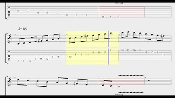 Guitar scale tutorial G major Phrygian  mode including guitar t