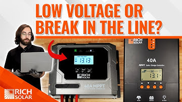 How Your MPPT Charge Controllers React to Low Voltage | RICH SOLAR TALK