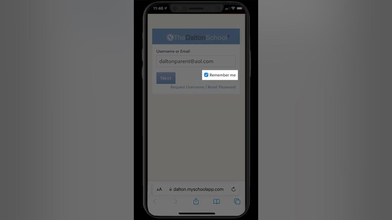 Login to the Dalton Website with Your iPhone and NonGmail Account YouTube