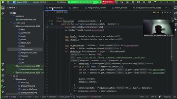 Membuat data dinamis bagian materi dan pengumuman