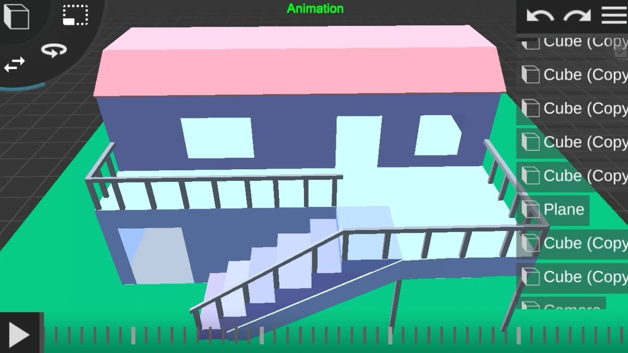making freefire house/in prisma 3d /build amazing house/ tutorial video