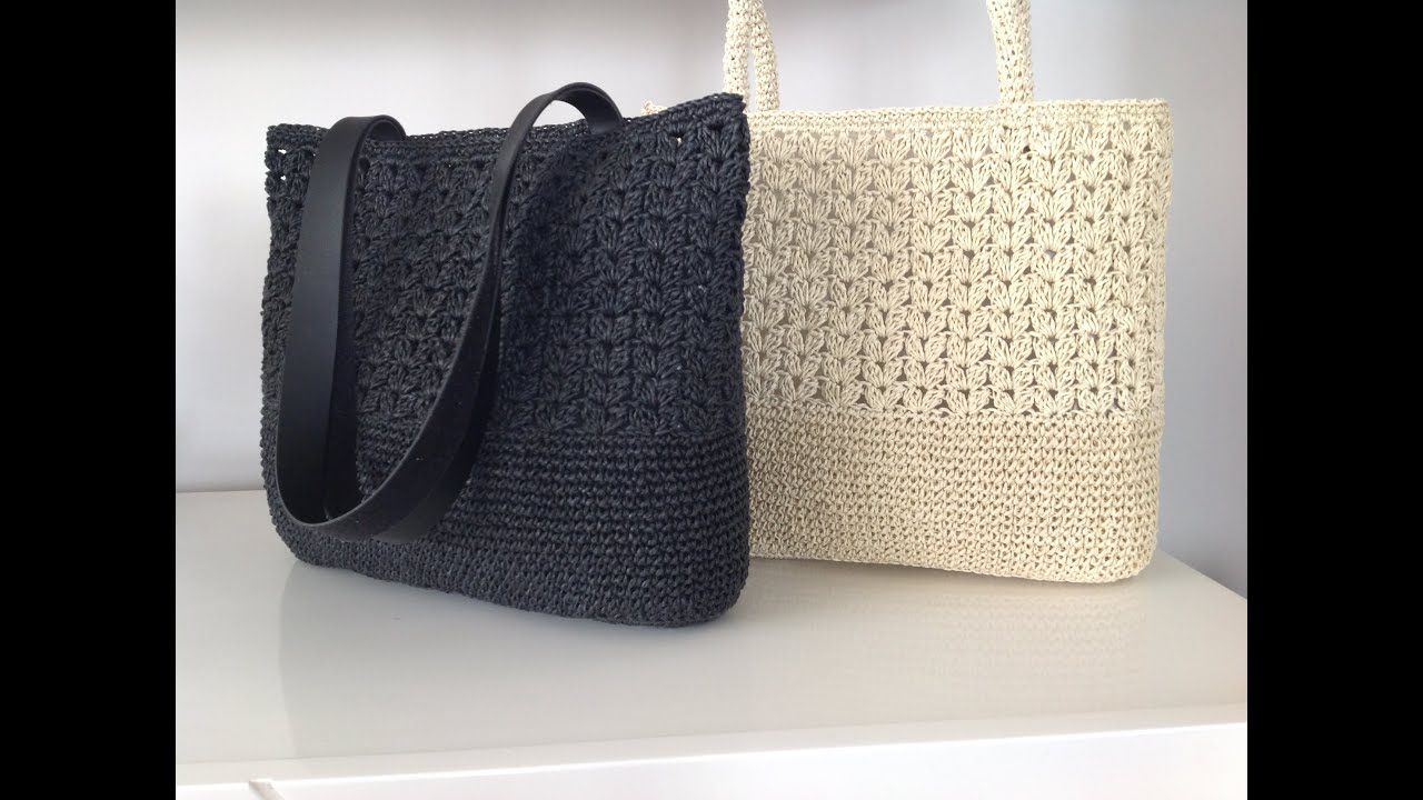 KAĞIT İP İLE BAŞAK DESENLİ ÇANTA YAPIMI...!  Summer Bag With Paper Rope ..#bag #paperrope #kağıtip