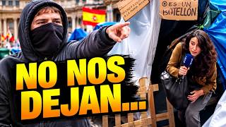 We go inside the SOL ENCAMPMENT and THIS happens: "THEY WON'T LET US RECORD"