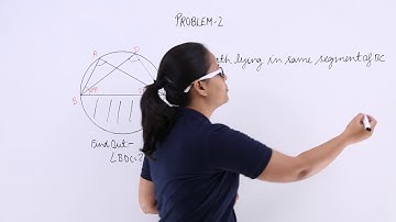 Class10th – Angle Subtended by an Arc of a Circle Problem-2 | Circles | Tutorials Point