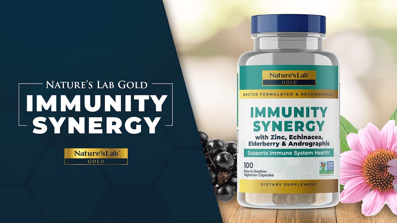 Immune gold. Immunity Lab. Lab nature. What is Synergy?.